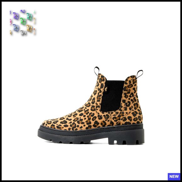 Chunky Lug Sole Chelsea Boots Water Resistant Slip On Ankle Boots Modern